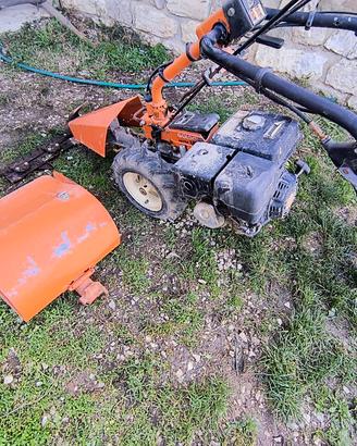 motocoltivatore  con fresa e falciatrice 