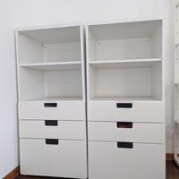 Coppia mobili IKEA STUVA bianchi