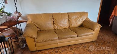 Coppia divani in vera pelle Chateau D'ax 