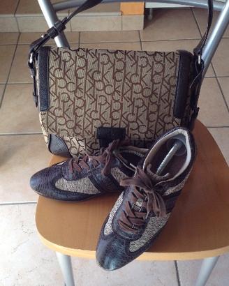 Borsa Calvin Klein e scarpe Pollini
