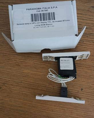 Sensore temperatura + umidità REG-TH-S77 Paradigma
