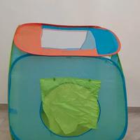 casetta per bambini con palline