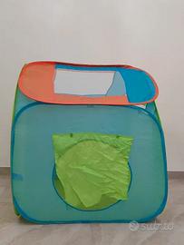 casetta per bambini con palline