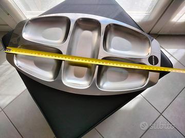ALESSI  antipastiera in acciaio inox 18\10