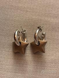 Orecchini argento con stella