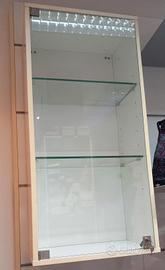 Mobiletto con vetrina