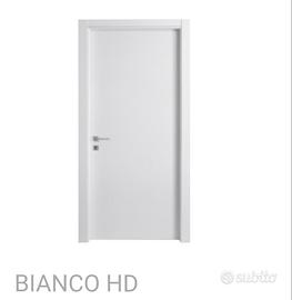 Porte a battente reversibile bianco