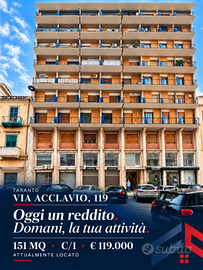 VIA ACCLAVIO LOCALE COMMERCIALE SU 2 LIVELLI