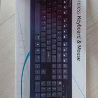 tastiera + mouse tecno wireless nuovi