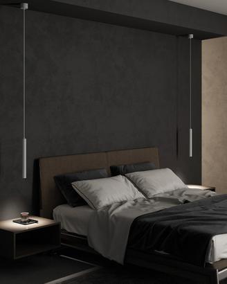 illuminazione led a sospensione cilindrica mini