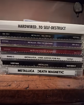 lotto cd metallica in buone condizioni 