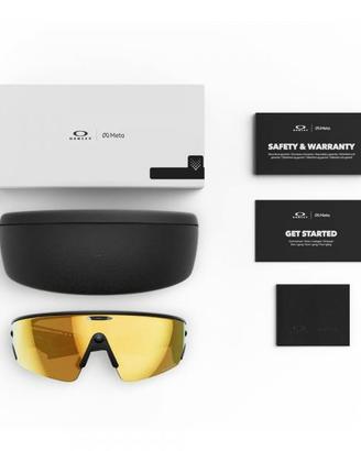 OAKLEY META VAMGUARD NERI /LENTI GIALLE COME NUOVI
