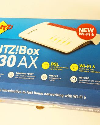 FRITZ!box 7530 AX Modem Router WiFi 6 AVM