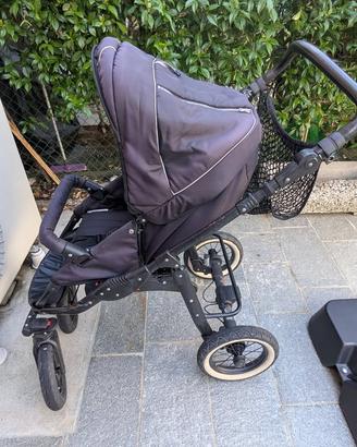 Carrozzina, passeggino e pedana marca Trille