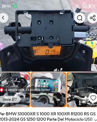 porta telefono per moto
