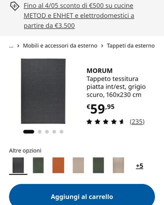 tappeto MORUM 160x230cm