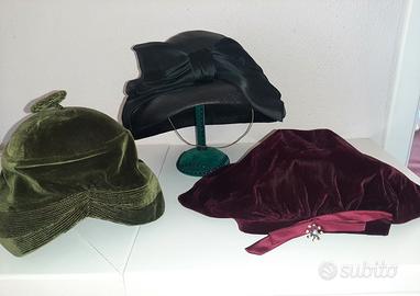 Lotto cappelli vintage Tealdi Torino