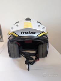 Casco Trial Hebo zone 4 Kontrox, Taglia L, giallo