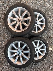 Cerchi in lega Smart Fortwo W451 (2007-2014)+gomme
