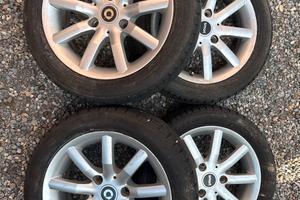Cerchi in lega Smart Fortwo W451 (2007-2014)+gomme