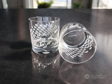 Swarovski set di due Tumbler, anni '90 bicchieri