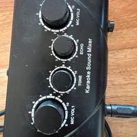 karaoke mixer microfono