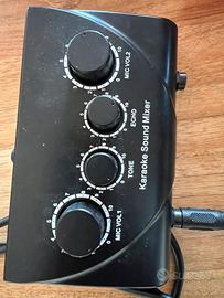 karaoke mixer microfono