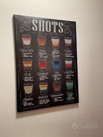 Quadro Shots complemento d'arredo
