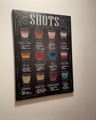 Quadro Shots complemento d'arredo