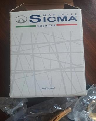 Sicma maniglia porta in smalto oro lucido