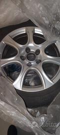 set cerchi 16 e gomme invernali alfa romeo 