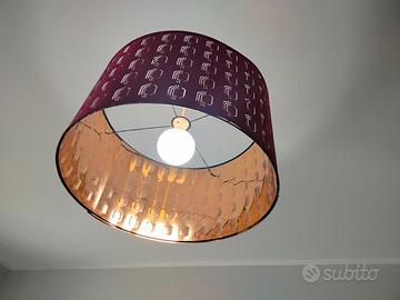 Lampadario moderno bordeaux