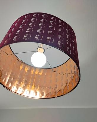 Lampadario moderno bordeaux