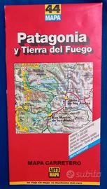 cartina stradale Patagonia e terra del fuoco