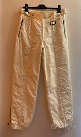 Pantaloni da sci donna bianchi - caldi e comodi