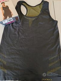 Canotta Donna Jadea nero/lime taglia M/L