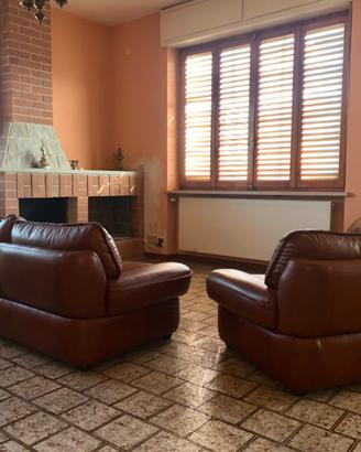 Set completo pelle artigianale  come nuovo