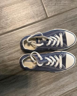 Converse Basse Blu Navy Bambino - Taglia 30