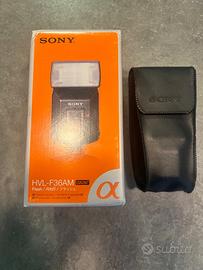 Flash Sony HVL-F36AM full set completo di imballo