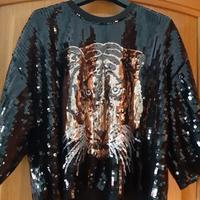 Maglia con paillettes marca Molly Bracken