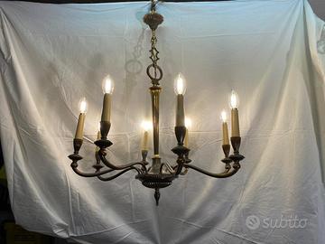 Lampadario 8 bracci stile timeless