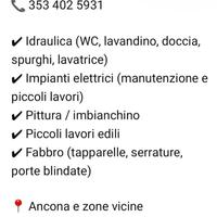 Tutto fare lavori domestici civili negozio albergh