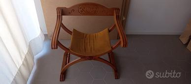 sedia in legno 