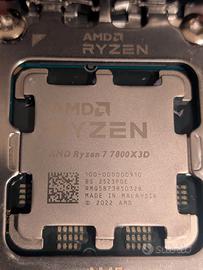 AMD Ryzen 7 7800X3D 8 Core/16 Thread - Come Nuovo