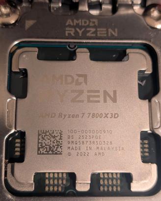 AMD Ryzen 7 7800X3D 8 Core/16 Thread - Come Nuovo