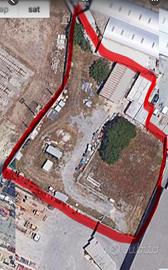 Terreno con ufficio vicino ex coca cola