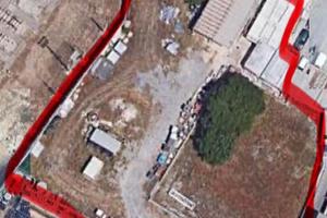 Terreno con ufficio vicino ex coca cola