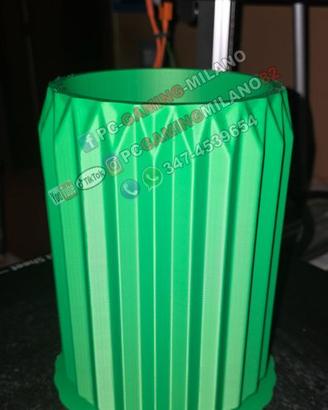 VASO STMAPATO IN 3D IN STILE INGRANAGGIO