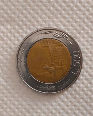 Moneta Rara da 500 Lire Del 1995 con errore