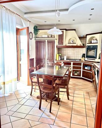 Cucina in finta muratura